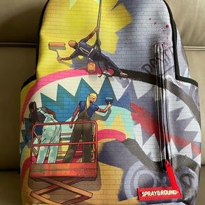 SPRAYGROUND…MIDNIGHT RUN BACKPACK…MULTI COLOR